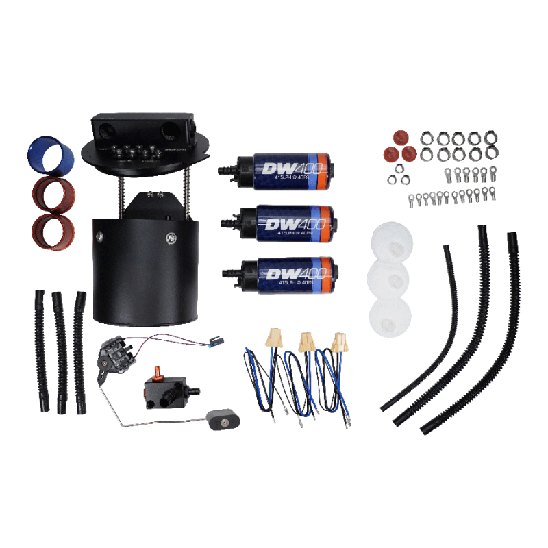 DeatschWerks 9-401-7032 X3 Series Fuel Pump Module w/ Triple DW400 Fuel Pumps for 11-24 Mustang