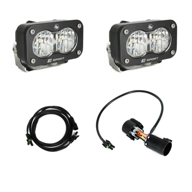 Baja Designs 448231 F250/F350 Super Duty S2 Sport Dual Reverse Light Kit w/Trailer Hitch Harness for 23-24