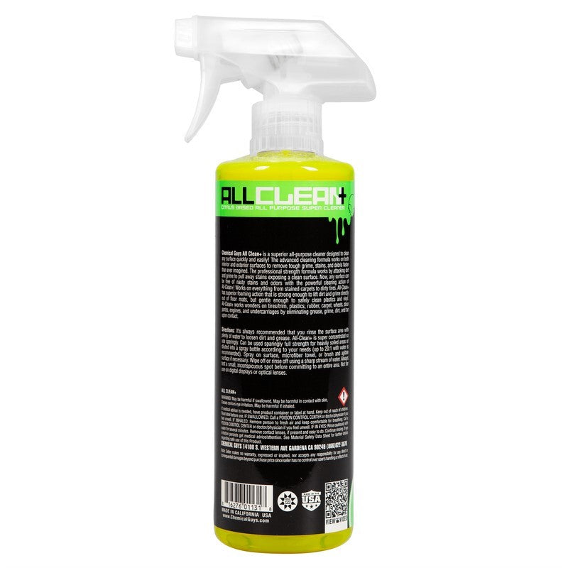 Chemical Guys All Clean+ Citrus Base All Purpose Cleaner - 16oz (Case of 6)