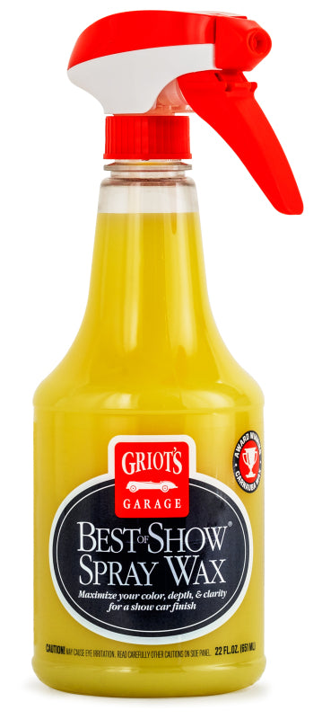 Griots Garage Best of Show Spray Wax - 22oz (Case of 6)
