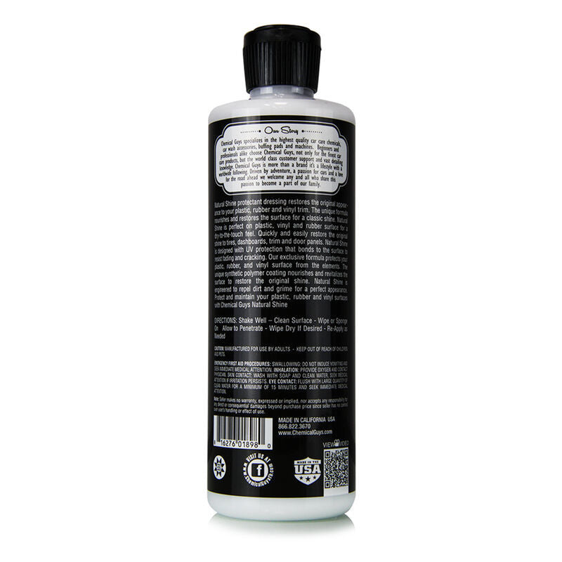 Chemical Guys Natural Shine Satin Dressing - 16oz (Case of 6)