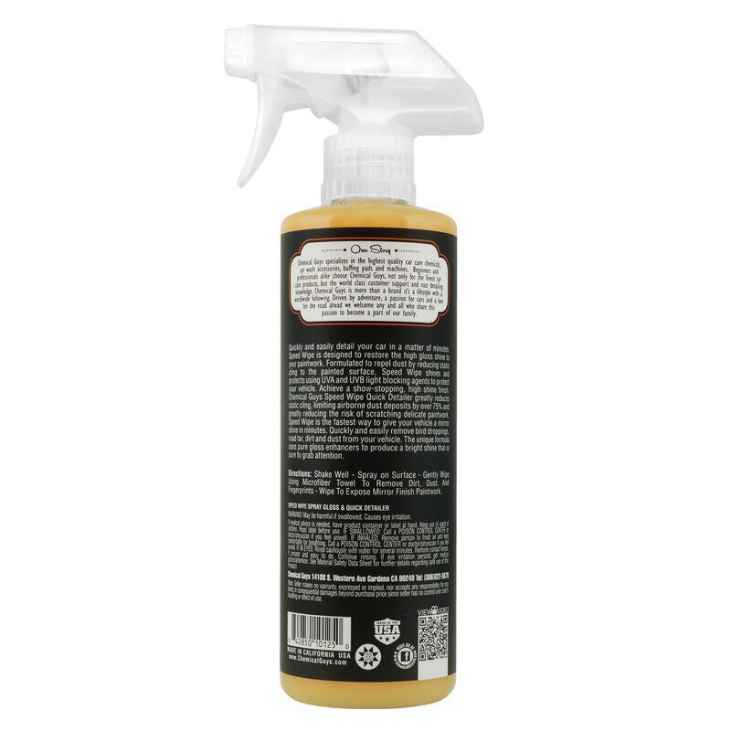 Chemical Guys Speed Wipe Quick Detailer - 16oz (Case of 6)