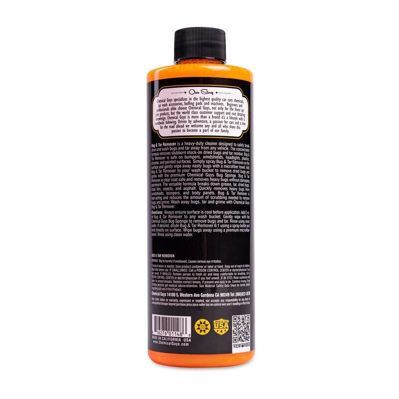 Chemical Guys Bug & Tar Heavy Duty Car Wash Shampoo - 16oz (Case of 6)