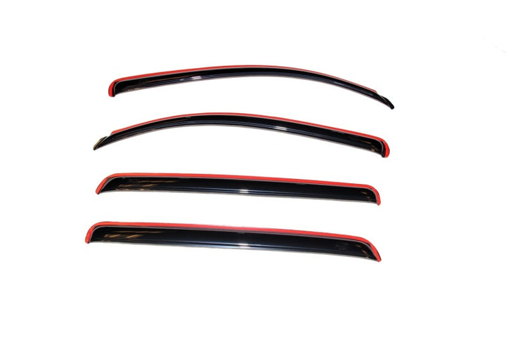 AVS 07-18 Toyota Tundra Crewmax Ventvisor In-Channel Front & Rear Window Deflectors 4pc - Smoke