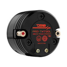 DS18 1.6in High Compression Neodymium Super Bullet Tweeter 140 Watts RMS 1in w/ RGB LED Lights