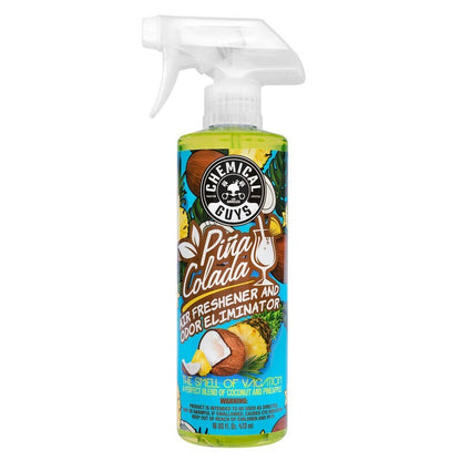 Chemical Guys Pina Colada Air Freshener & Odor Eliminator - 16oz (Case of 6)