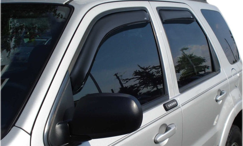 AVS 15-18 Ford F-150 Supercab Ventvisor In-Channel Front & Rear Window Deflectors 4pc - Smoke