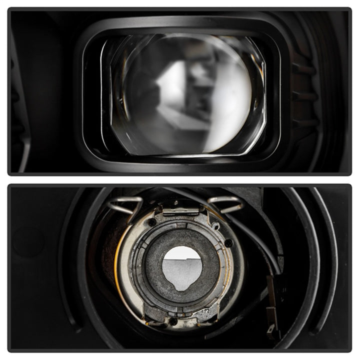 Spyder 19-22 Dodge Ram 2500 (Halogen Only) Projector Headlights - Black PRO-YD-DR19HDHALSI-SEQ-BK