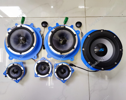 Alpine Premium Speaker Upgrade Tesla Model Y & Model 3 HepaKing Brackets