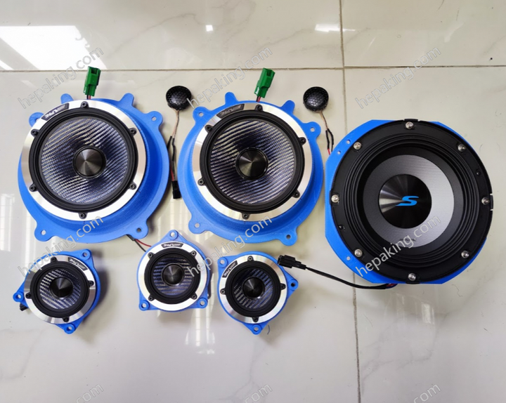 Alpine Premium Speaker Upgrade Tesla Model Y &amp; Model 3 HepaKing Brackets