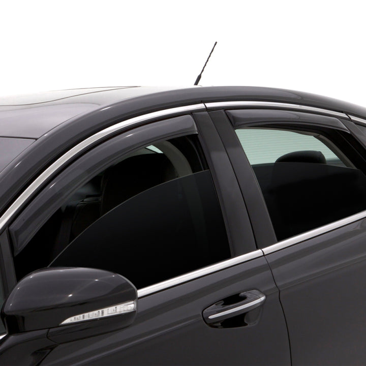 AVS 15-18 Hyundai Sonata Ventvisor In-Channel Front & Rear Window Deflectors 4pc - Smoke