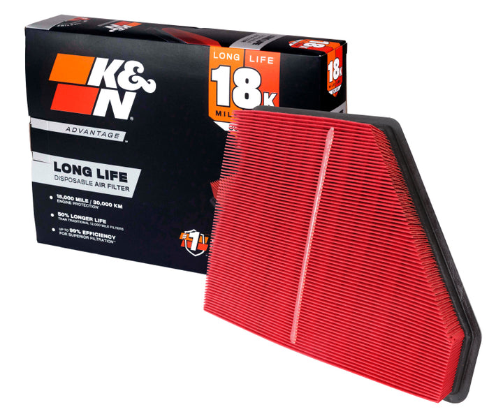 K&amp;N Chev Equinox/GMC Terrain L4-2.4L F/I 10-17 Air Filter