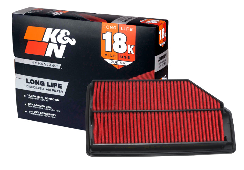 K&amp;N Honda Odyssey V6-3.5L F/I 11-17 Air Filter