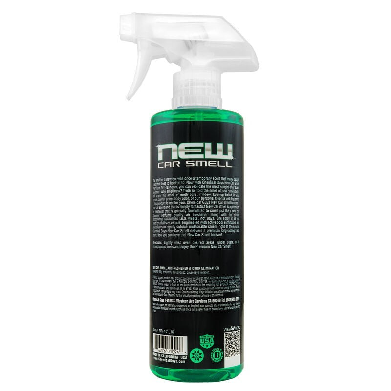 Chemical Guys New Car Smell Air Freshener & Odor Eliminator - 16oz (Case of 6)