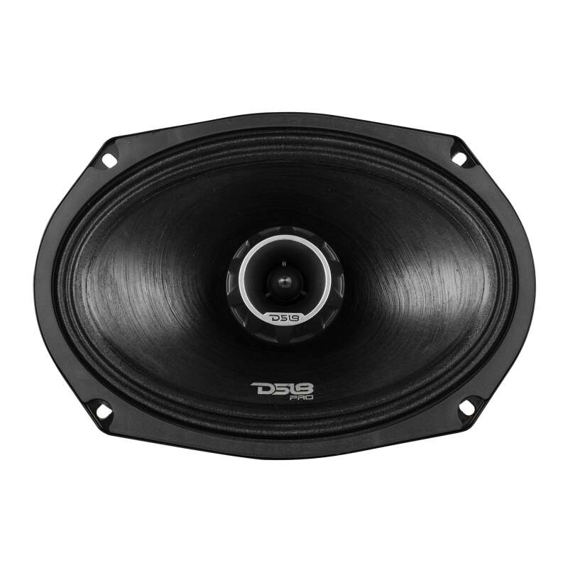 DS18 6x9in Coaxial Loudspeaker 275 Watts RMS 4 ohm Mid-Range Water Resistant Cone