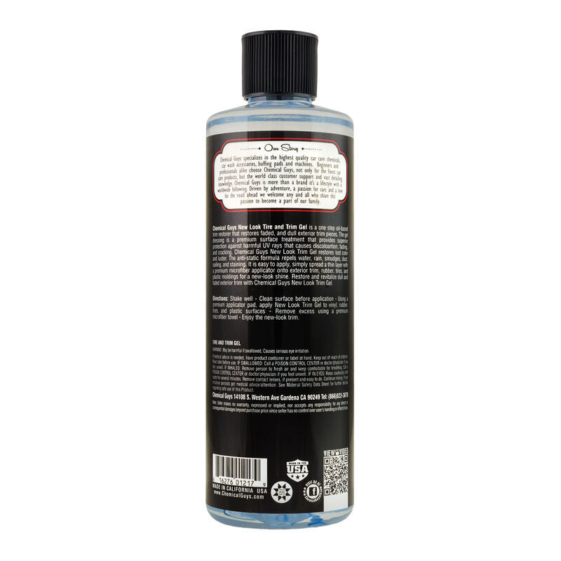 Chemical Guys Tire & Trim Gel for Plastic & Rubber - 16oz (Case of 6)