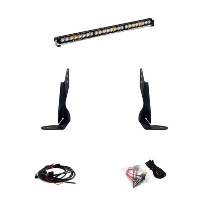 Baja Designs 2020+ GMC 2500/3500 30in Grille LED Light Bar Kit S8 Driving Combo