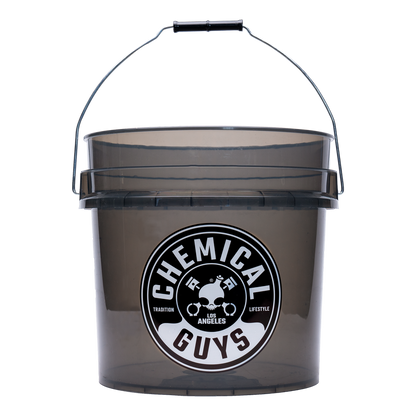Chemical Guys Heavy Duty Detailing Bucket Smoked Black (4.5 Gal) (Case of 12)