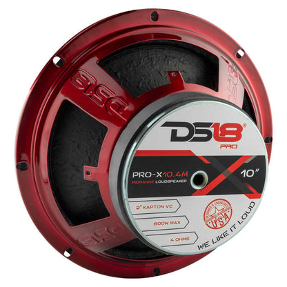 DS18 10in 300 Watts RMS 4 ohm Mid-Range Loudspeaker