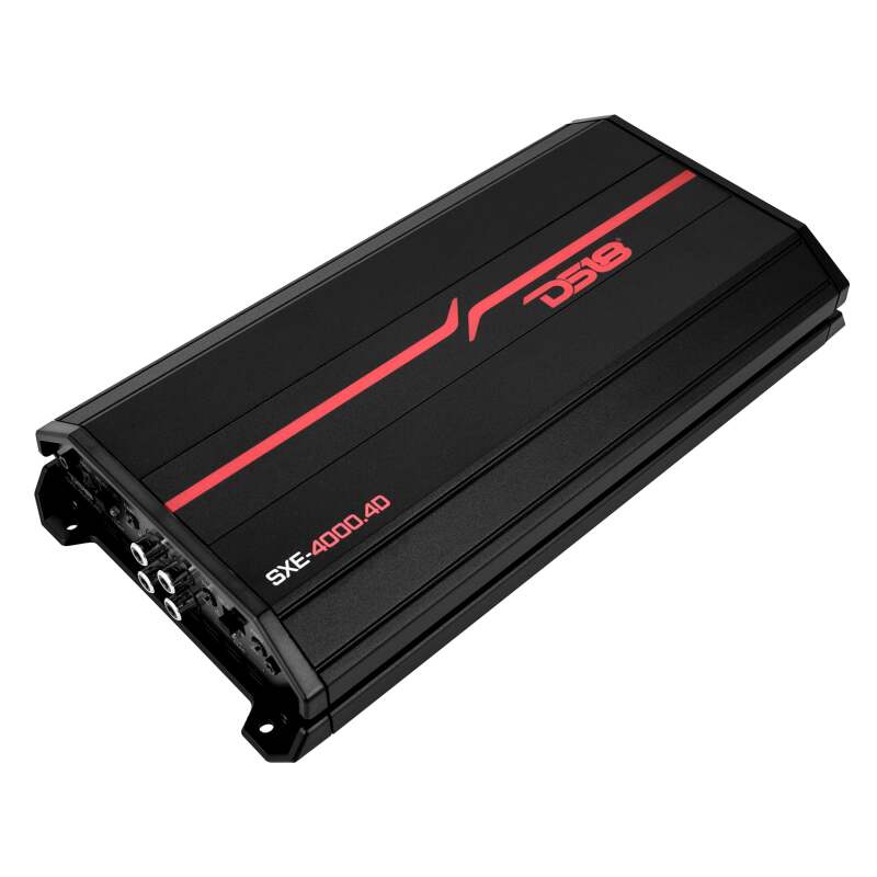 DS18 4-Channel SXE Amplifier Class D 2x 750/4ohm Bridge 4 x 430/2ohm 4 x 275/4ohm Watts RMS- Black