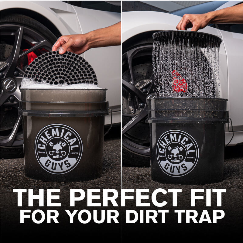 Chemical Guys Heavy Duty Detailing Bucket Smoked Black (4.5 Gal) (Case of 12)