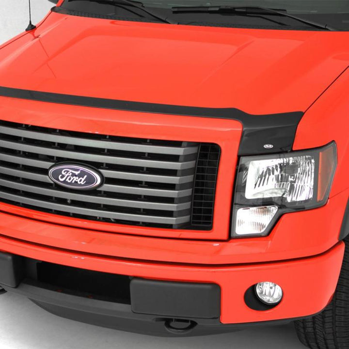 AVS 08-10 Ford F-250 Aeroskin Low Profile Acrylic Hood Shield - Smoke