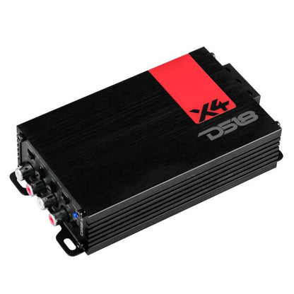 DS18 4-Channel Ultra Compact Class D Amplifier 2x 220/4ohm Bridge 4 x 140/2ohm 4 x 70/4ohm Watts RMS