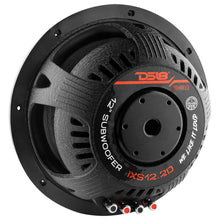 DS18 IXS12.2D 12in 800 Watts RMS 2 ohm DVC Shallow Mount Fiber Glass Subwoofer IXS Series