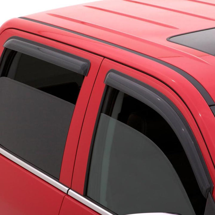 AVS 07-10 Ford Explorer Sport Trac Ventvisor Outside Mount Window Deflectors 4pc - Smoke