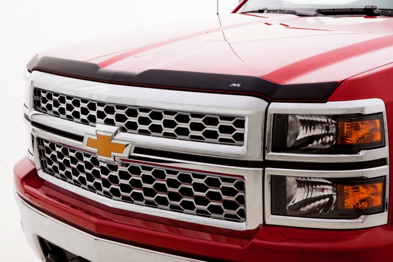 AVS 22-23 Chevrolet Silverado 1500 (Excl. ZR2/LT TB) Aeroskin Low Profile Hood Shield - Matte Black