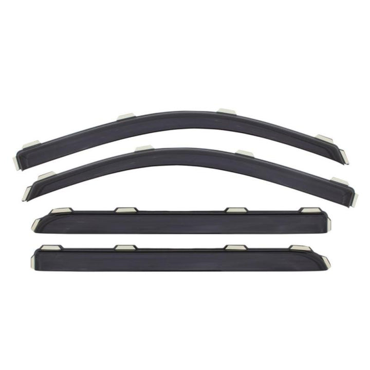 AVS 16-18 Toyota Prius Ventvisor In-Channel Front & Rear Window Deflectors 4pc - Smoke