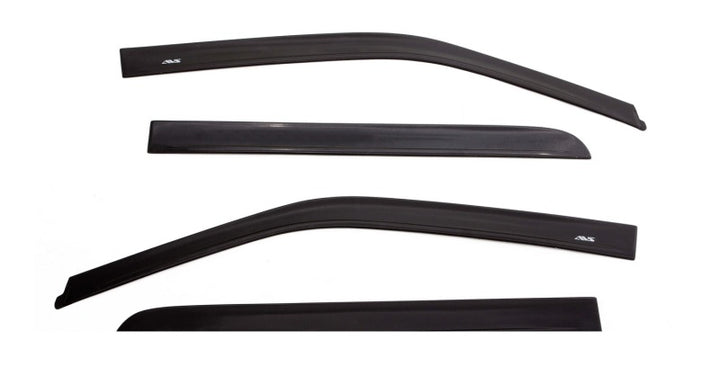 AVS 16-18 Toyota Tacoma Double Cab Ventvisor In-Channel Window Deflectors 4pc - Matte Black