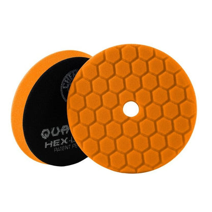 Chemical Guys Hex-Logic Quantum Medium-Heavy Cutting Pad - Orange - 5.5in (Case of 12)