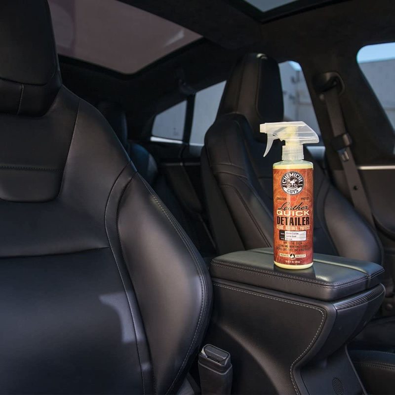 Chemical Guys Leather Quick Detailer Care Spray - Matte Finish - 16oz (Case of 6)
