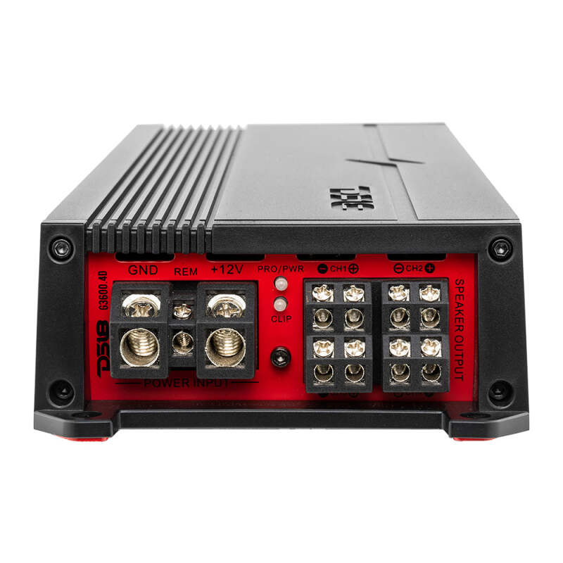 DS18 4-Channel Amplifier 2x 740/4ohm Bridge 4 x 420/2ohm 4 x 300/4ohm Watts RMS