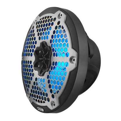 DS18 NXL-M Series Speaker w/ RGB LED Lights 8in 2-Way 125 Watts RMS 4 ohm Black