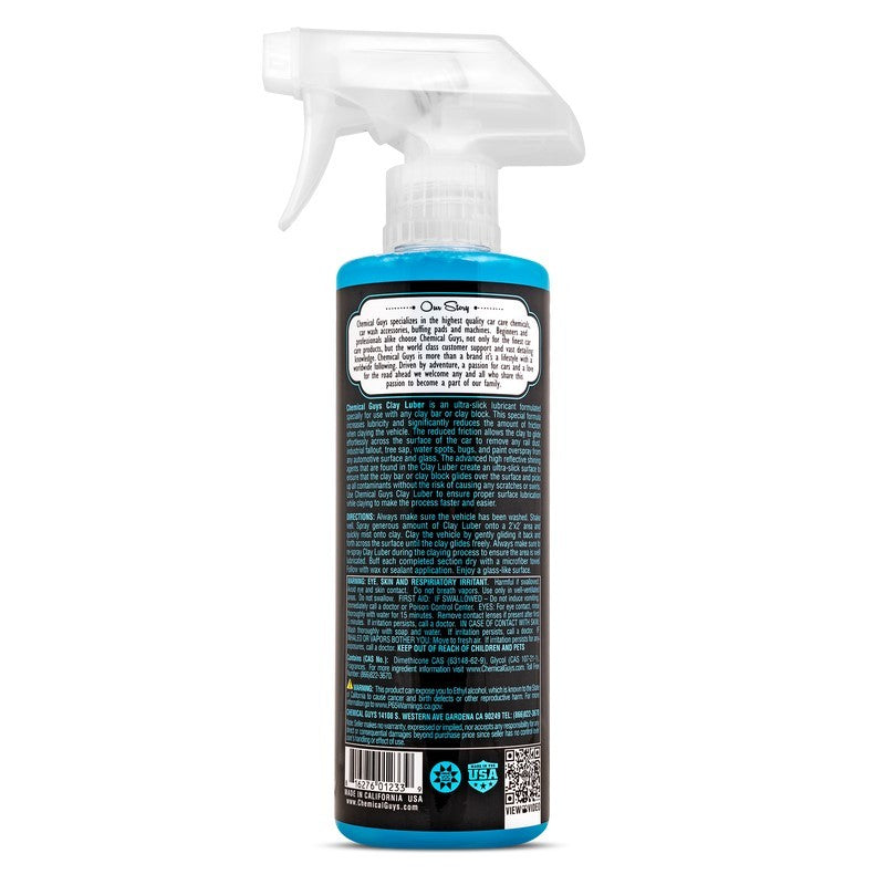 Chemical Guys Clay Luber Synthetic Lubricant & Detailer - 16oz (Case of 6)