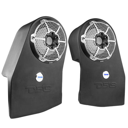 DS18 2018-23 Jeep JL/JLU Subwoofer Enclosure Fits 2x 10in Wheel Well Sealed Left & Right (w/out Amp)