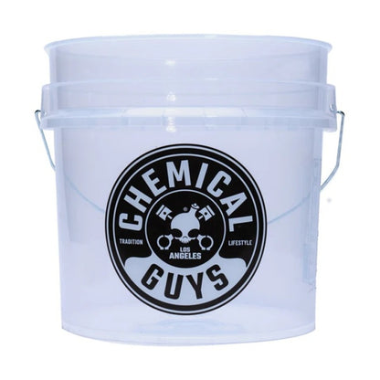 Chemical Guys Heavy Duty Ultra Clear Detailing Bucket (Case of 12)