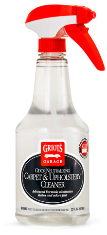 Griots Garage Odor Neutralizing Carpet & Upholstery Cleaner - 22oz (Case of 6)