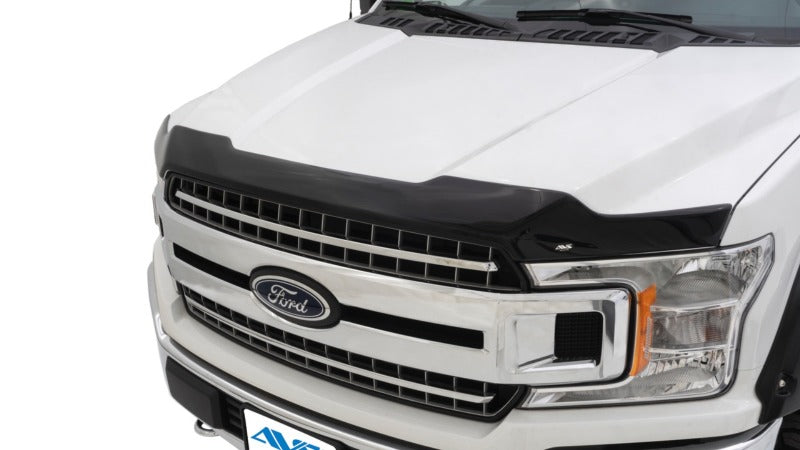 AVS 08-10 Ford F-250 Aeroskin Low Profile Acrylic Hood Shield - Smoke