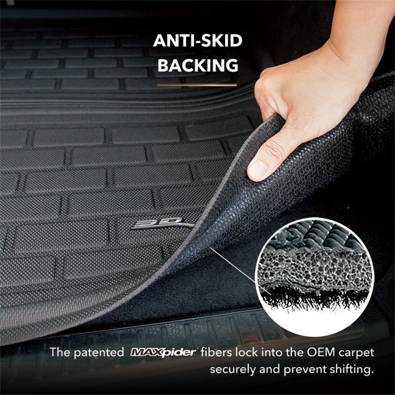 3D MAXpider M1TL0541309 2025 Model Y Front Trunk Kagu Cargo Liner - Black