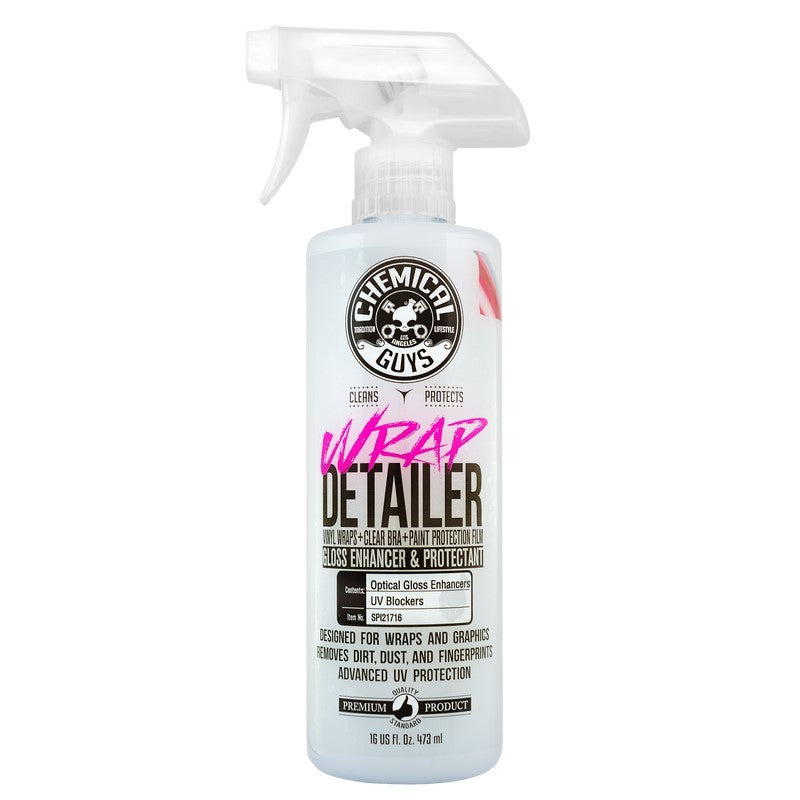 Chemical Guys Wrap Detailer Gloss Enhancer & Protectant for Vinyl Wraps - 16oz (Case of 6)