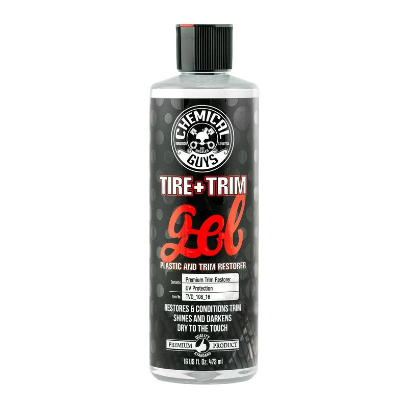 Chemical Guys Tire & Trim Gel for Plastic & Rubber - 16oz (Case of 6)