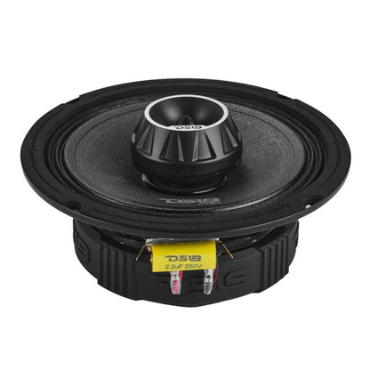 DS18 PRO-ZT6SL 6.5in 200 Watts RMS 4 ohm Mid-Range Water Resistant Cone Shallow Loudspeaker