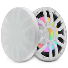 DS18 NXL-iQ Subwoofer w/ LED Lights 12in 600 Watts RMS 4 ohm White w/ Cover