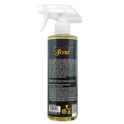 Chemical Guys Leather Scent Air Freshener & Odor Eliminator - 16oz (Case of 6)