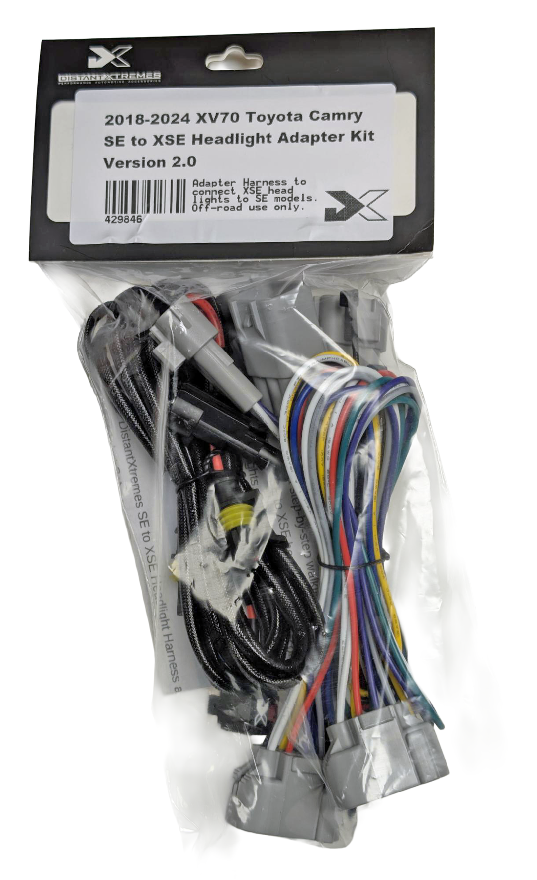 2018-2024 XV70 Toyota Camry SE to XSE Headlight Adapter Kit