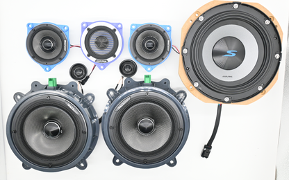 Alpine Premium Speaker Upgrade Tesla Model Y & Model 3 HepaKing Brackets