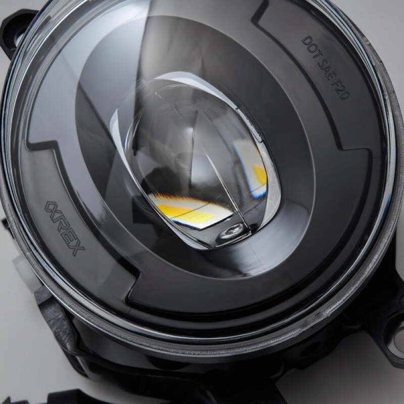 AlphaRex Universal Toyota/Lexus/Scion MKII DoubleTap LED Projector Fog Lights - White/Amber